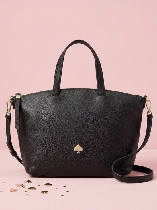 kate spade Handbags - ♠️Kate Spade Bow Shaped Bottom Large Bag 100% Leather